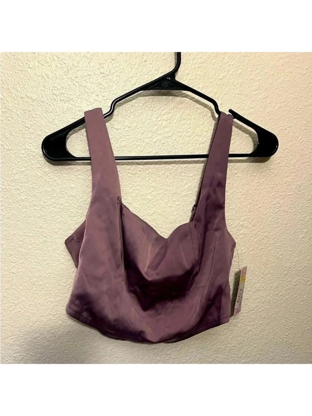 Purple crop top